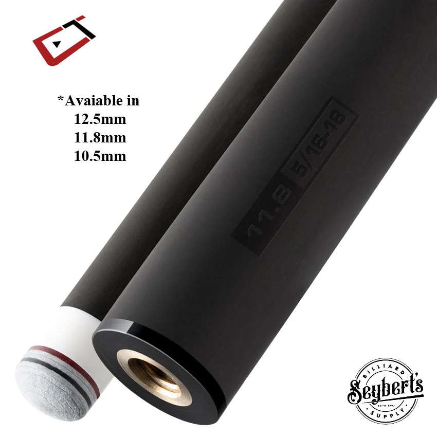 Cuetec Cynergy 5/16 x 18 Thin Collar Carbon Shaft