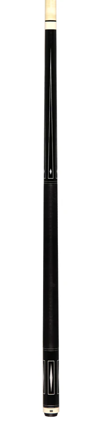 1811 Model 3 Black with White Point Graphic Forearm and Black Irish Linen Wrap Pool Cue Butt- Uni-Loc - Image 6