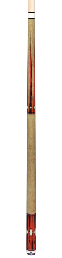 1811 Model 5 Butterscotch Maple Forearm and Handle with Cocobolo Point Graphic Wrapless Pool Cue Butt- Uni-Loc - Image 6