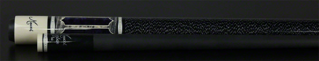 Meucci 2020 Gray - Purple Pearl - Black/White Wrap Pool Cue with Carbon Shaft - 2020GYPUBKWHC - Image 4