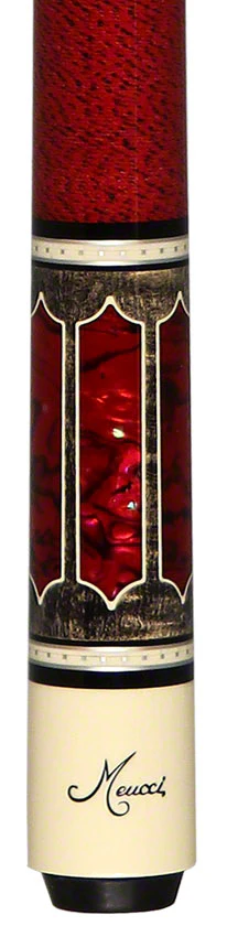 Meucci 2020 Gray - Red - Red/Black Wrap Pool Cue with The Pro Shaft - 2020GYRDRDBKP - Image 4