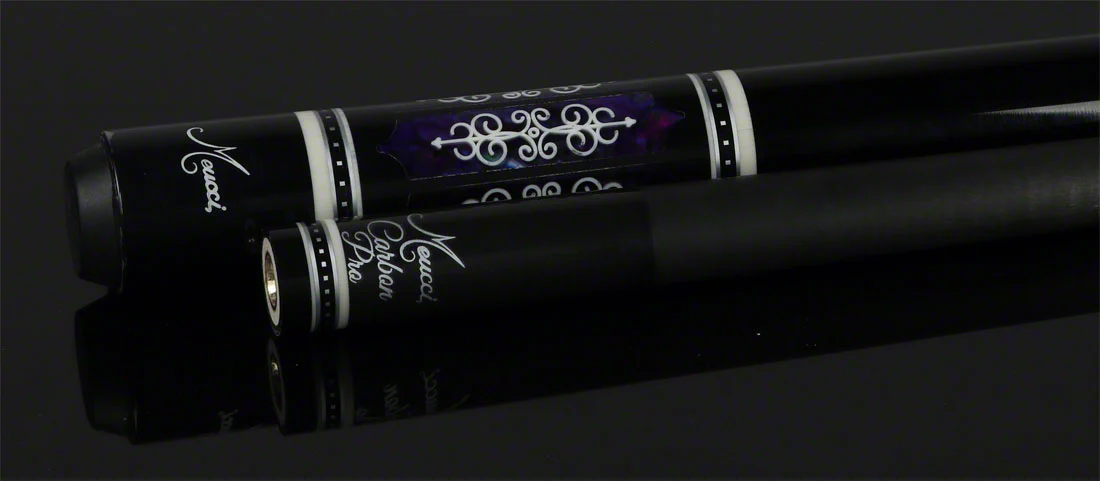 Meucci 21st Century 3 Black - Purple Pearl - Black Wrap Pool Cue with Carbon Shaft -2103BKPUBKC - Image 6