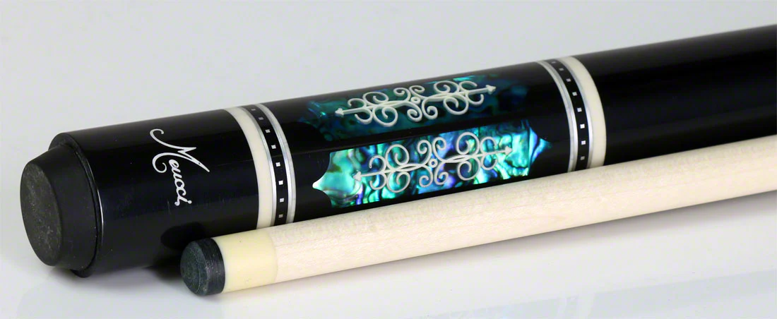 Meucci 21st Century 3 Black - Turq Pearl - Black Wrap Pool Cue with Pro Shaft - 2103BKTURBKP - Image 5