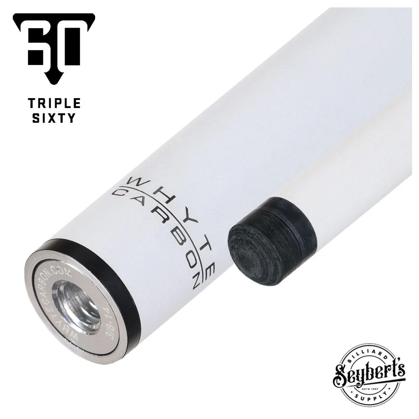 Triple 60 Whyte Carbon 3/8 x 14 Thread Pearl Essence Carbon Fiber Play Shaft