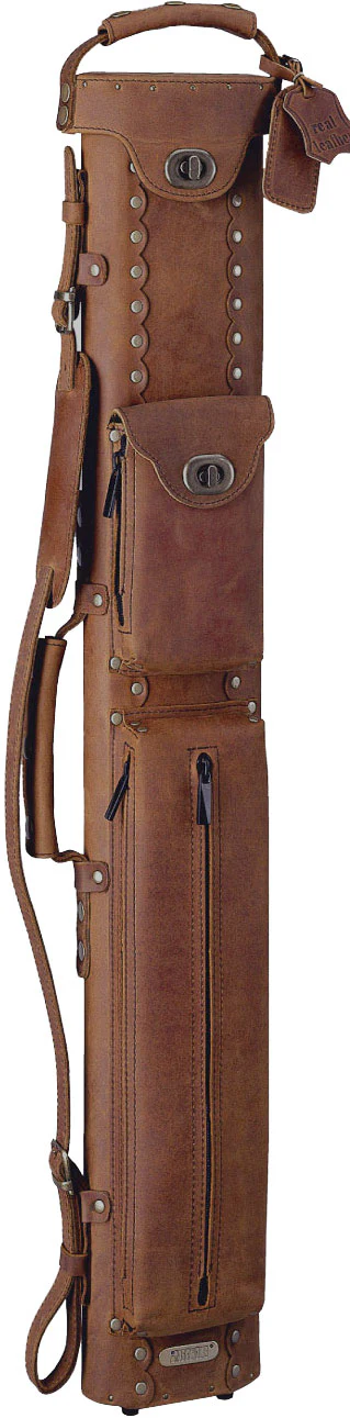 Instroke Buffalo Leather 3x5 Pool Cue Case - BC3X5 - Image 2