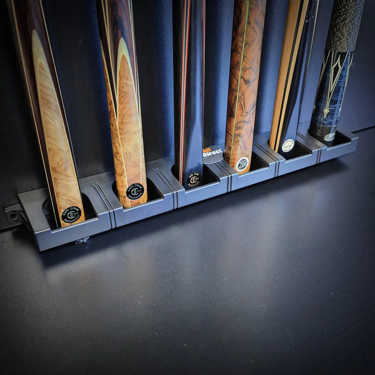 8 Ball Direct Safe Grip Cue Rack - 6 Cues - Image 3