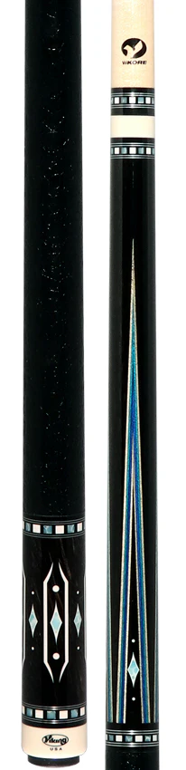 Ariel Carmeli by Viking Diamond Series Blue Diamond Pool Cue with Vikore Shaft - Black Crocodile Wrap - Image 5