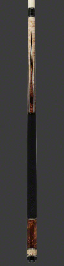 Ariel Carmeli Curly Maple Custom 6 Point Burl Play Cue - Image 4