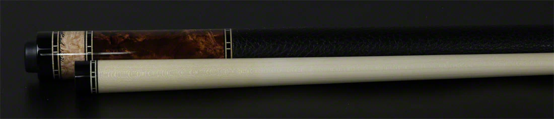 Ariel Carmeli Curly Maple Custom 6 Point Burl Play Cue - Image 6