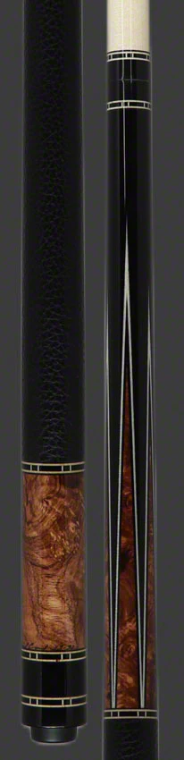 Ariel Carmeli Custom Ebony 6 Point Burl Play Cue - Image 3