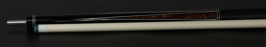 Ariel Carmeli Custom Ebony 6 Point Burl Play Cue - Image 5