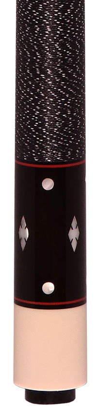 Balabushka GB Series Birdseye Maple Forearm with Ebony Points and Mother of Pearl Notched Diamond Inlays Pool Cue with Irish Linen Wrap - Image 4