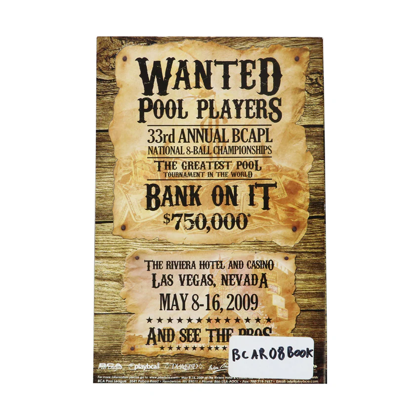 BCA 2008/2009 Rule Book - Brown Wanted Cover - Image 2