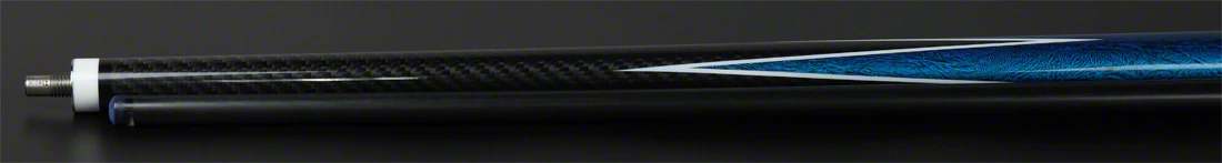 Becue V2 Carbon Fiber Rebel Blue Play Cue - BC237BLUE - Image 5