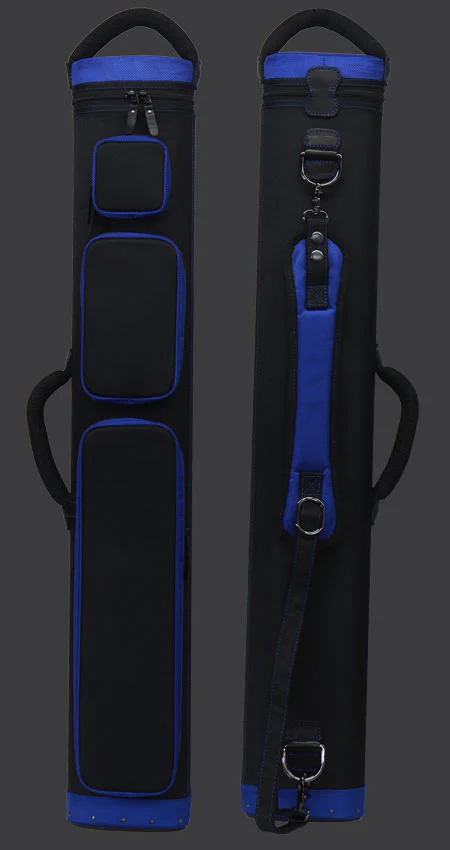 JB Ultimate Rugged Black/Blue Pool Cue Case - URBKBL - Image 2