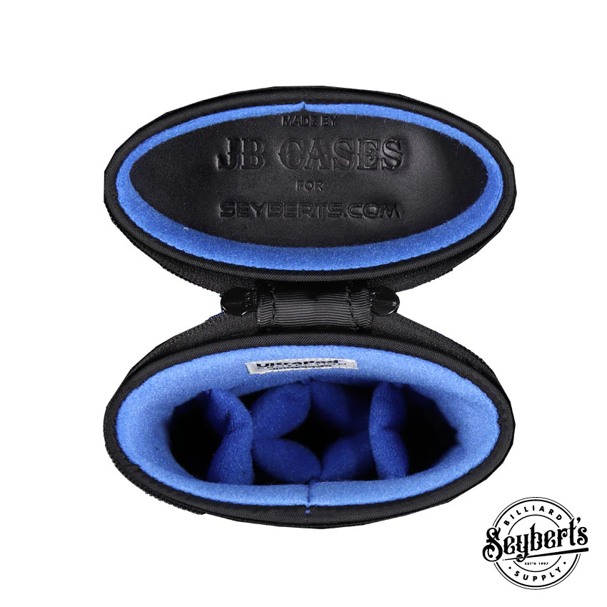 JB Ultimate Rugged Black/Blue Pool Cue Case - URBKBL - Image 3