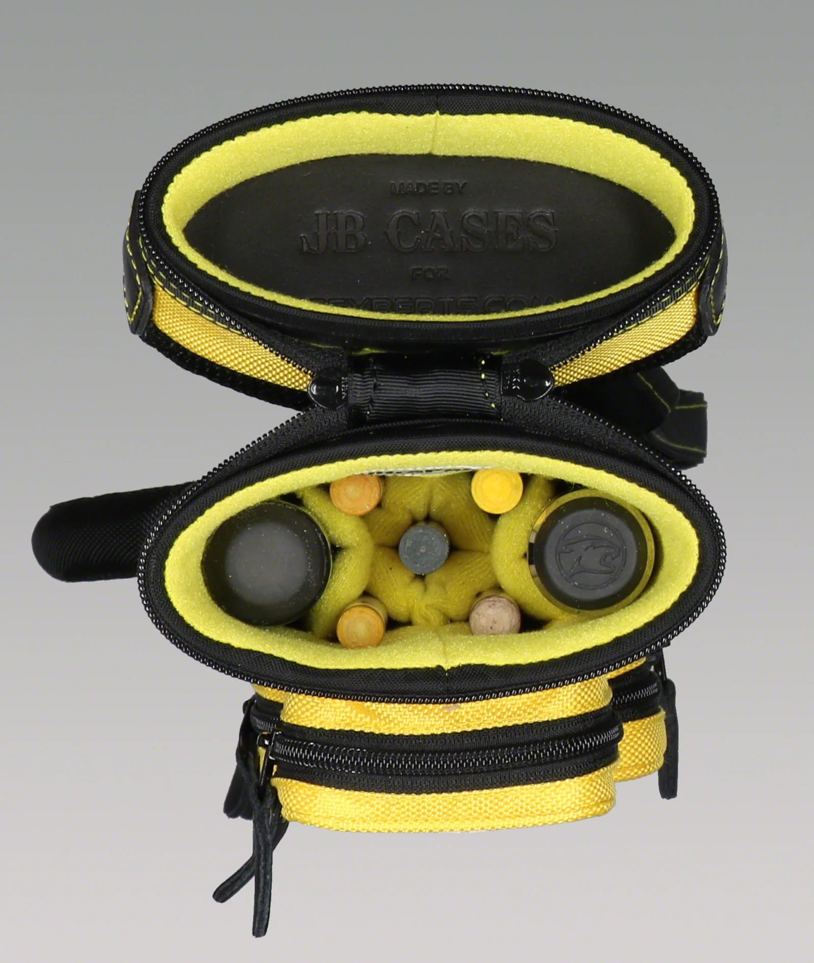 JB Ultimate Rugged Black/Gold Pool Cue Case - URBKGD - Image 3