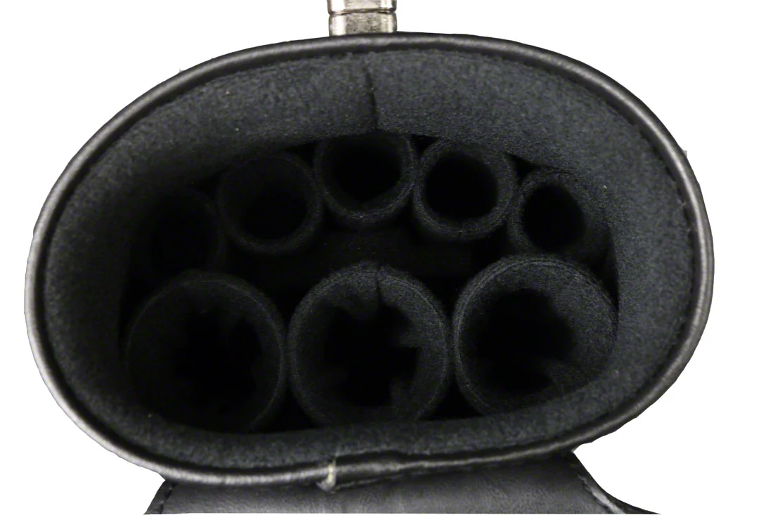 Instroke Buffalo Leather Brown/Black 3x5 Pool Cue Case - BC3X5BRBK - Image 3