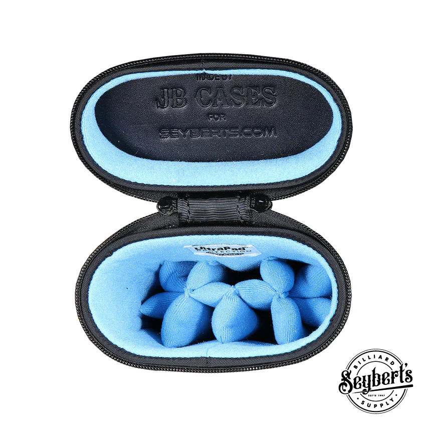 JB Ultimate Rugged Black/White Pool Cue Case - URBKWH - Image 3