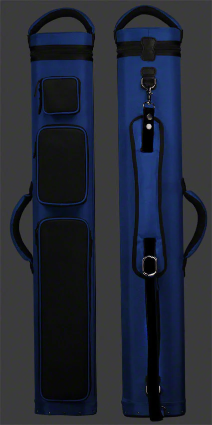 JB Ultimate Rugged Blue/Black Pool Cue Case - URBLBK - Image 3