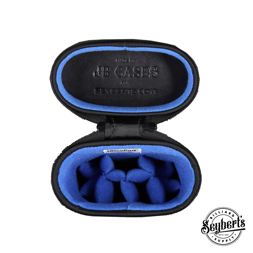 JB Ultimate Rugged Blue/Black Pool Cue Case - URBLBK - Image 5