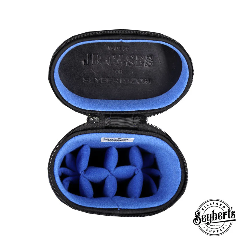 JB Ultimate Rugged Blue/Black Pool Cue Case - URBLBK - Image 6
