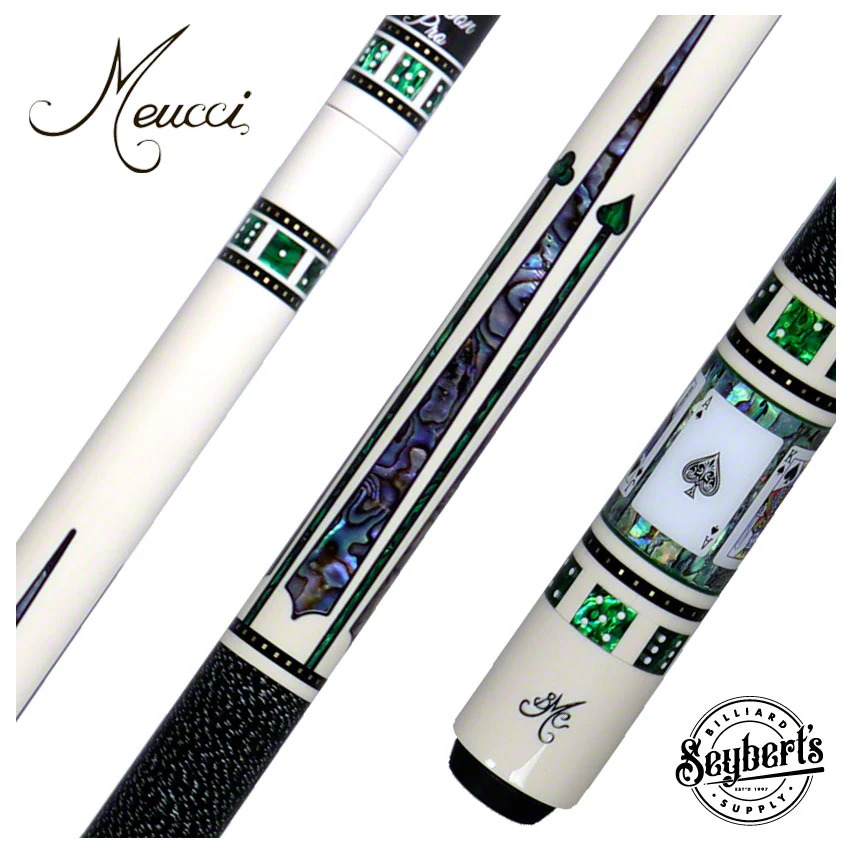 Meucci BMC Casino 2 Spades Pool Cue with Carbon Shaft - BMC2SPADESC