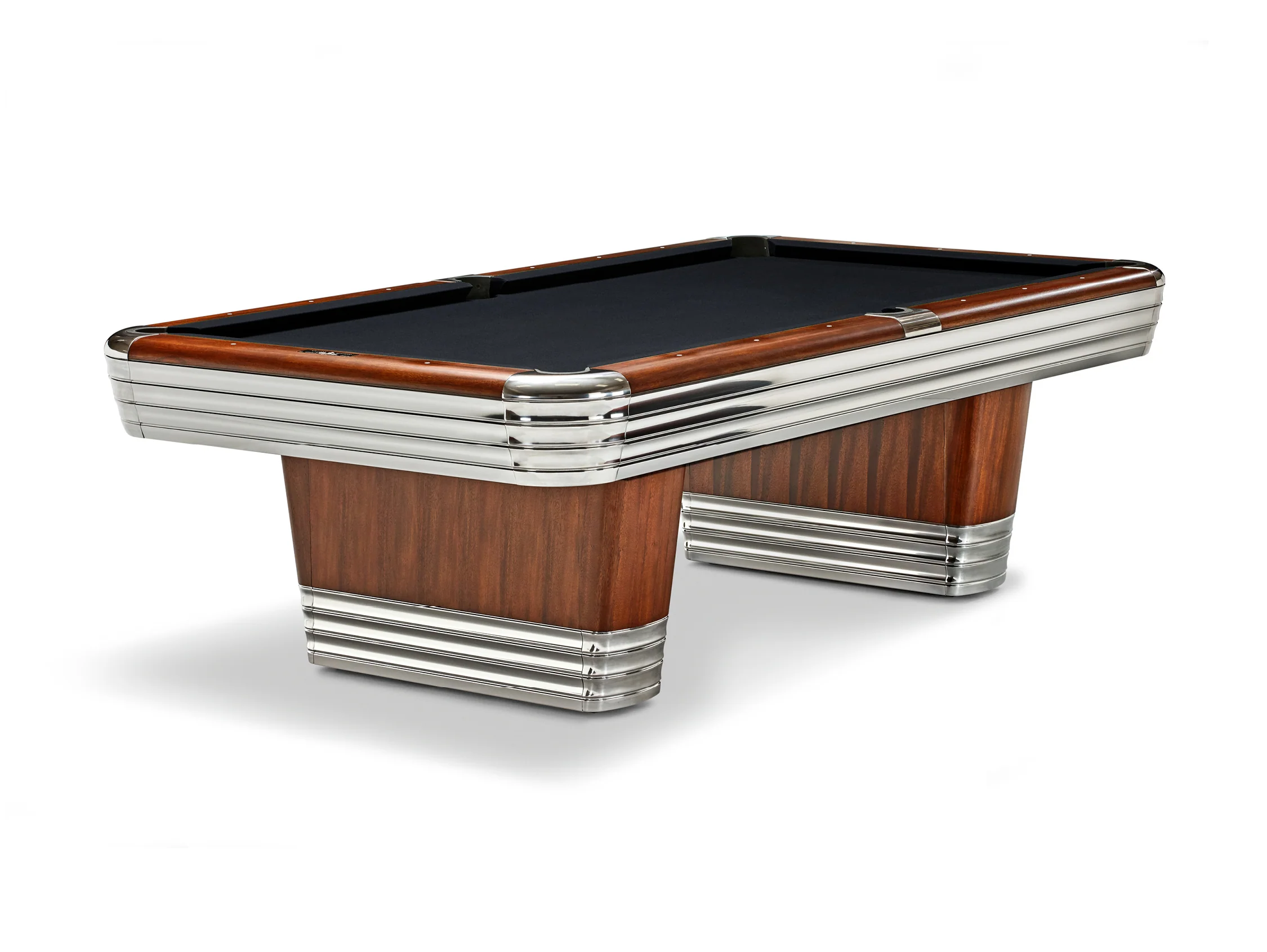 Brunswick Centennial Rosewood Chrome Pool Table - Image 5