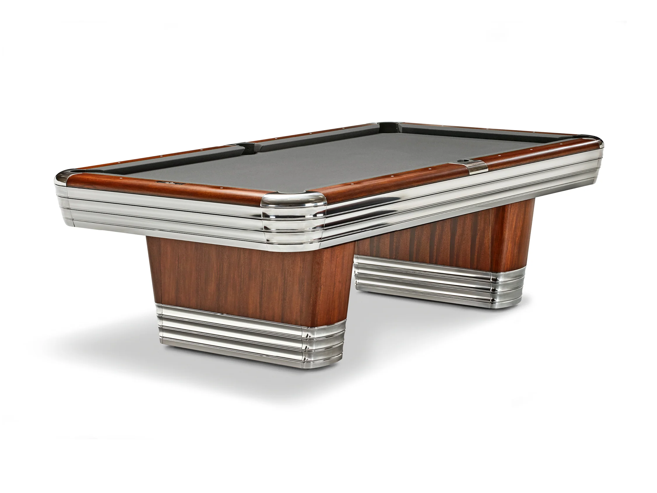 Brunswick Centennial Rosewood Chrome Pool Table - Image 6