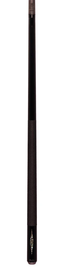 Bull Carbon Black with Galaxy Inlays Play Cue with Textured Leather Wrap - Image 6