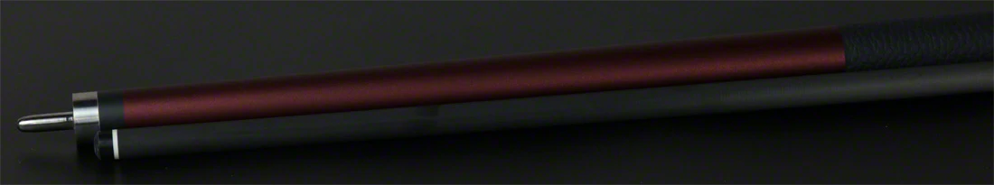 Bull Carbon Burgundy Stained Pool Cue with Bull Carbon Shaft - LD13 - Image 5
