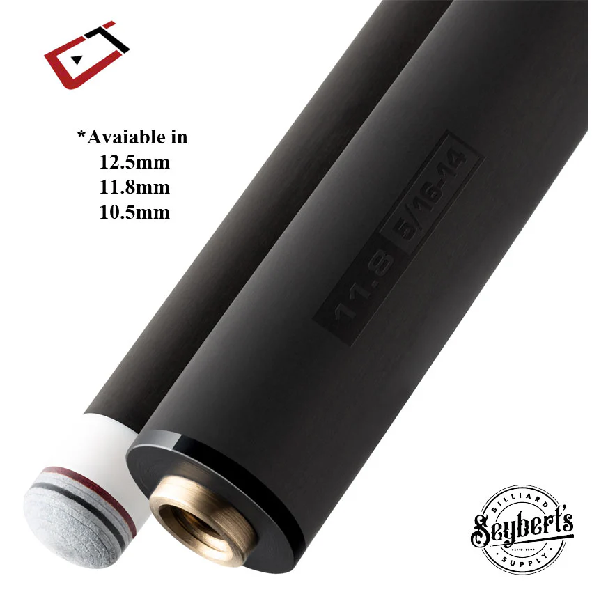 Cuetec Cynergy 5/16 x 14 Thin Collar Carbon Shaft