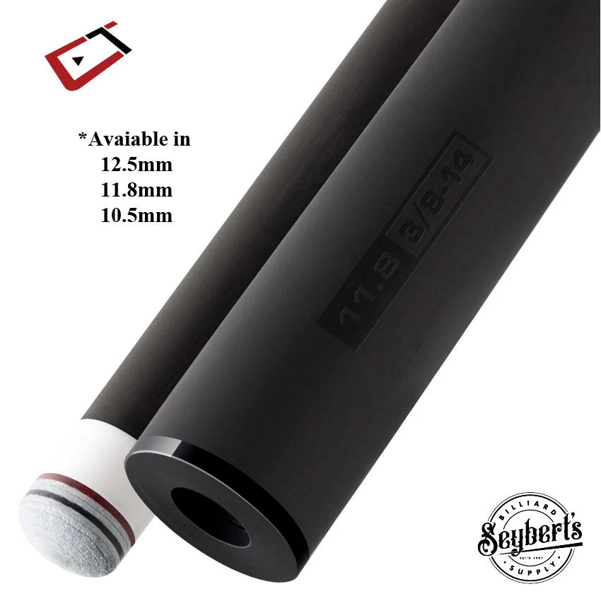 Cuetec Cynergy 3/8 x 14 Thin Collar Carbon Shaft