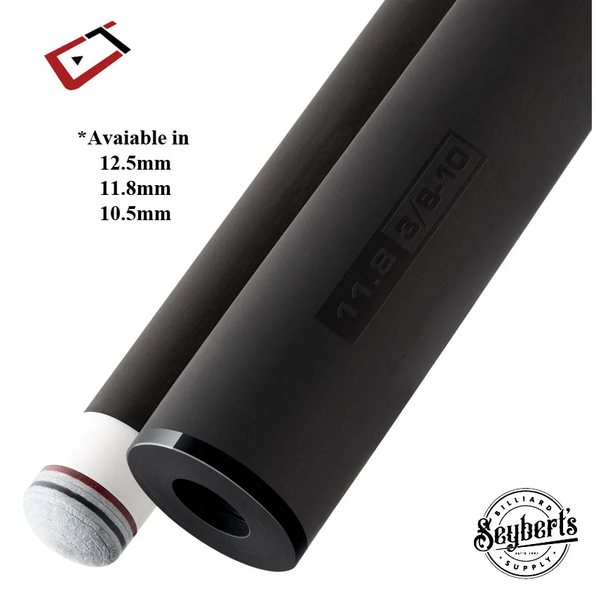 Cuetec Cynergy 3/8 x 10 Thin Collar  Carbon Shaft
