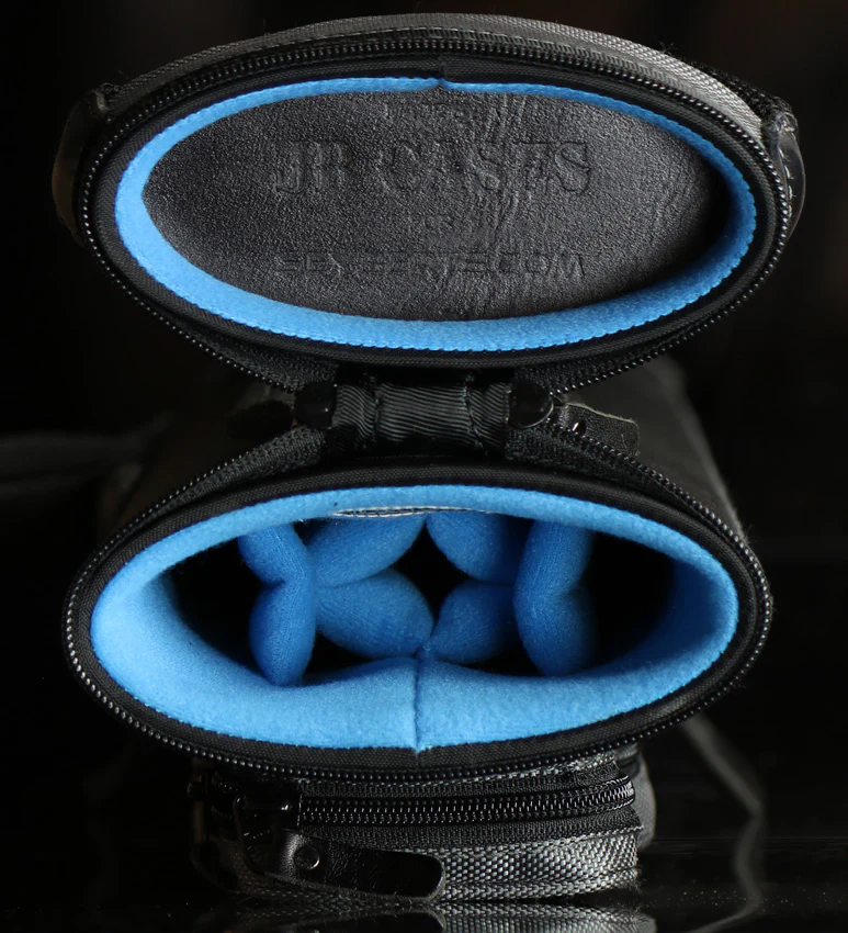 JB Ultimate Rugged Black/Grey Pool Cue Case - URBKGY - Image 2
