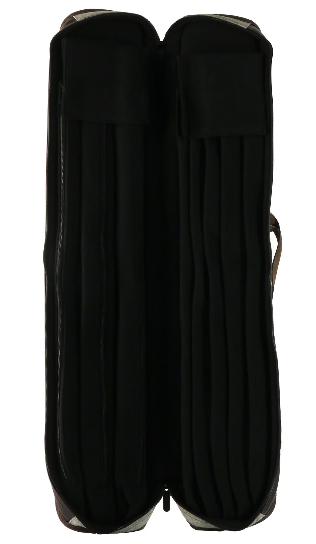 Lucasi Grey and Brown 3x5 Soft Pool Cue Case - LZDU35GY - Image 3