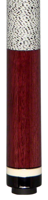 Pierce Custom Birdseye Maple and Purpleheart Pool Cue With Linen Wrap - Image 2