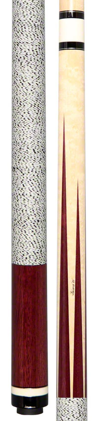 Pierce Custom Birdseye Maple and Purpleheart Pool Cue With Linen Wrap - Image 5