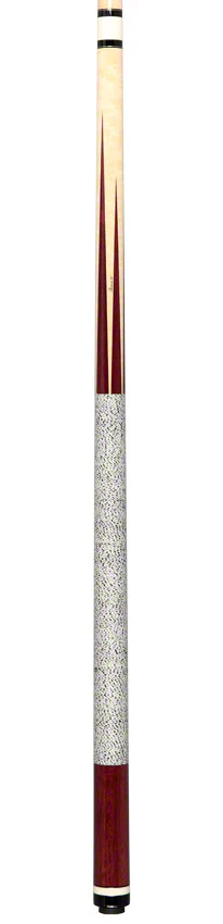 Pierce Custom Birdseye Maple and Purpleheart Pool Cue With Linen Wrap - Image 6