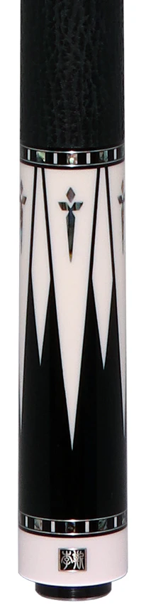 Cuelees Black Jade Dragon Pool Cue with Genuine Shark Skin Wrap - Image 2