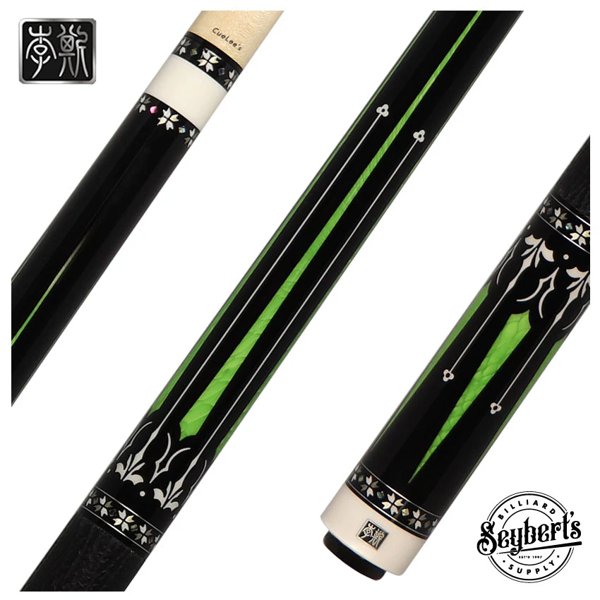 Cuelees Carefree 2 Pool Cue with Genuine Black Shark Skin Wrap - LS-A03