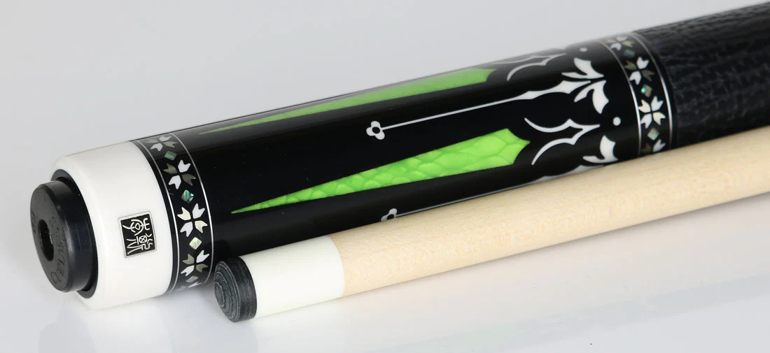 Cuelees Carefree 2 Pool Cue with Genuine Black Shark Skin Wrap - LS-A03 - Image 2