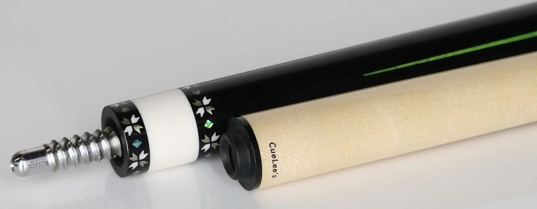 Cuelees Carefree 2 Pool Cue with Genuine Black Shark Skin Wrap - LS-A03 - Image 3