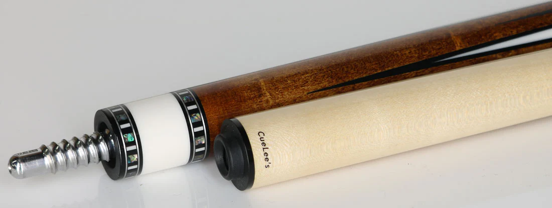 Cuelees Jade Dragon Pool Cue with Genuine Shark Skin Wrap - LS-B01 - Image 3