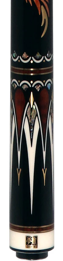Cuelees Limited Editon Dragon Pool Cue with 2 Wood Shafts - CLEDRAGON - Image 2