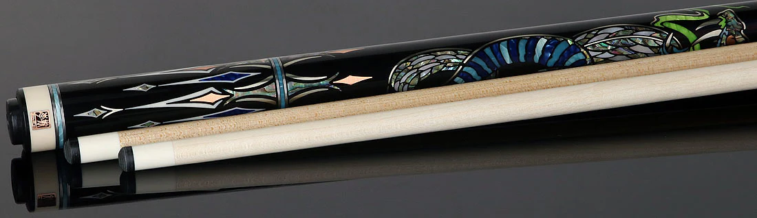 Cuelees Limited Editon Snake Pool Cue with 2 Wood Shafts - CLESNAKE - Image 3
