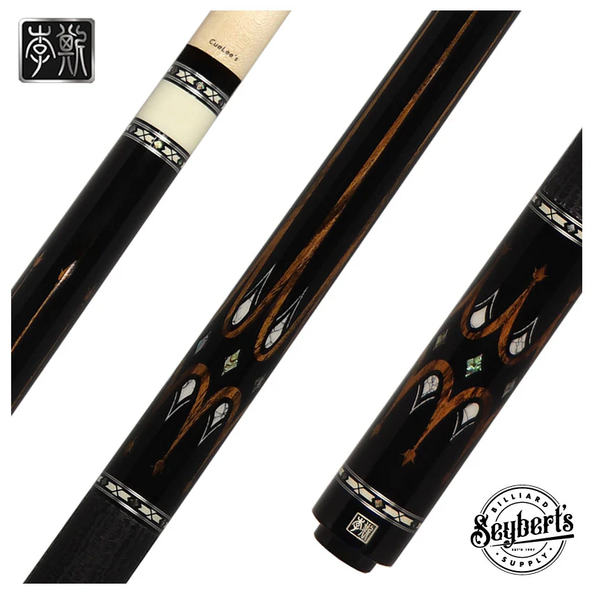 Cuelees Tyrant 1 Pool Cue with Shark Skin Wrap - LS-E01