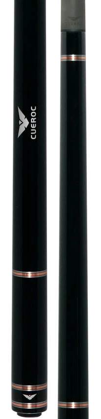 Cueroc Black Galaxy 1 Dymond Ebony Wood No Wrap Pool Cue with Carbon Fiber Shaft - Image 5