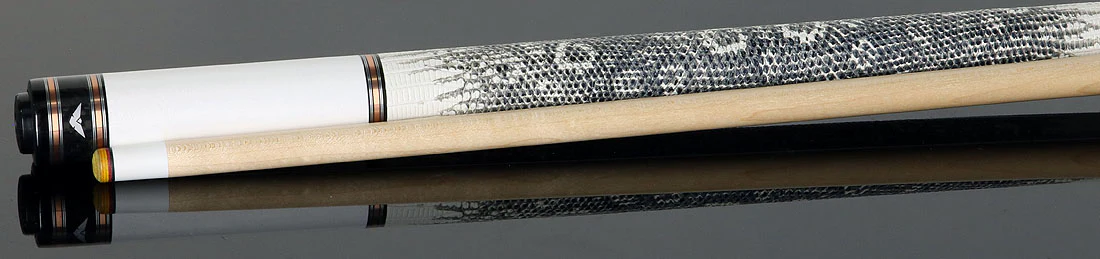 Cueroc Galaxy 2 White Colored Maple Pool Cue with Ring-Tailed Lizard Wrap - Image 3