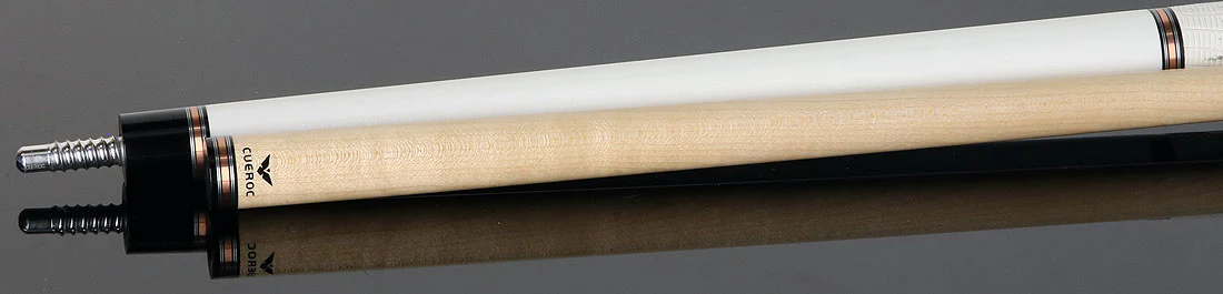 Cueroc Galaxy 2 White Colored Maple Pool Cue with Ring-Tailed Lizard Wrap - Image 4